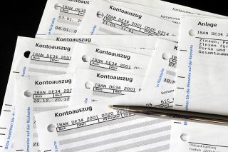 Foto: Kontoauszüge